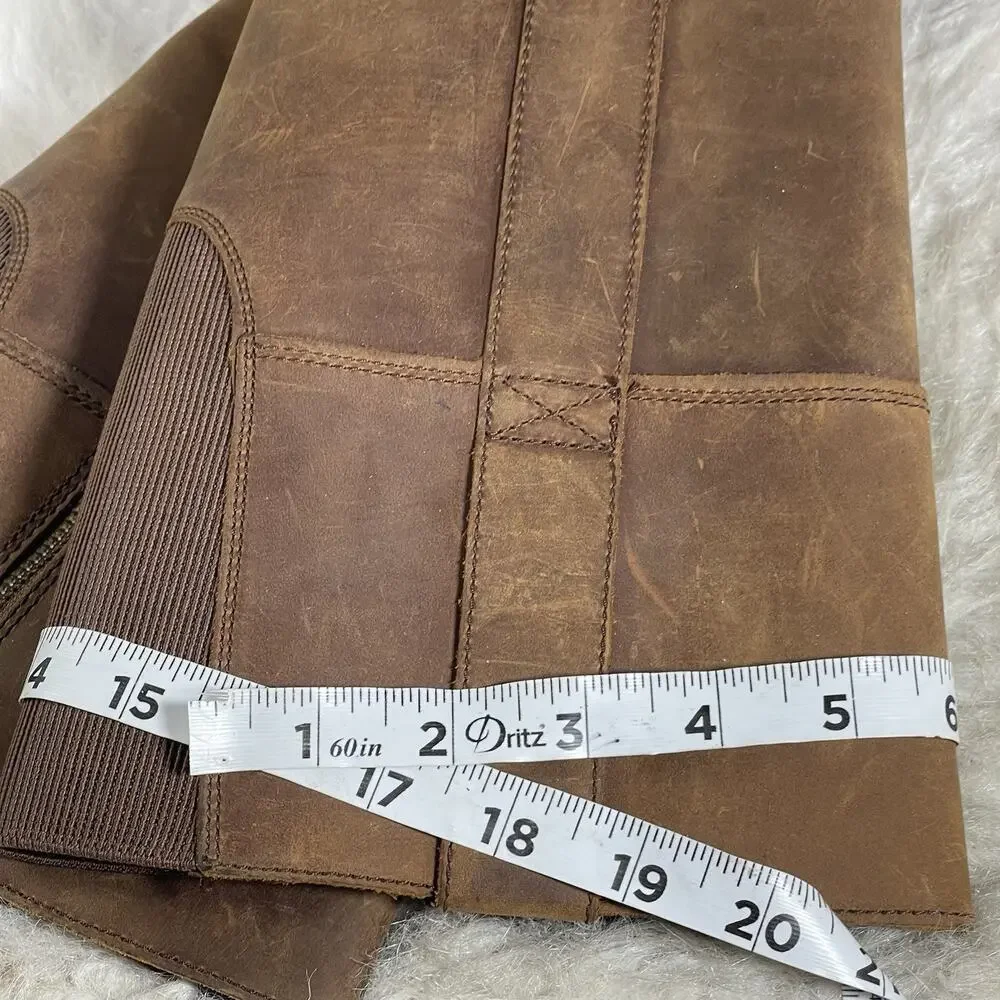 Timberland Graceyn Women’s 8 Brown Waterproof Tall Side Zip A2FXB A5819
